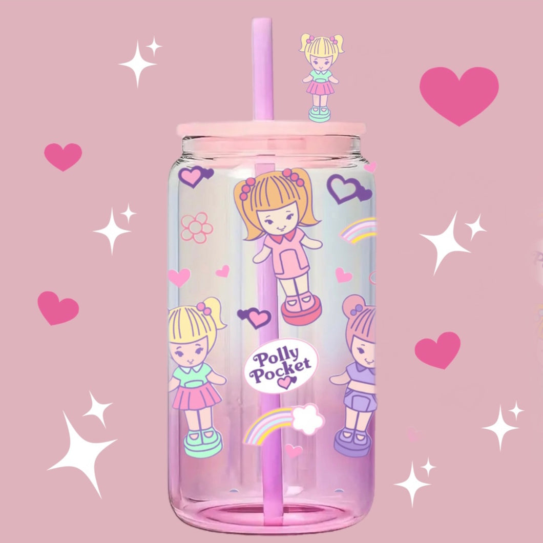 Vaso de cristal - Polly Pocket