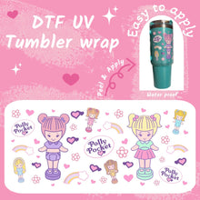 Cargar imagen en el visor de la galería, Polly Pocket - 40oz Tumbler Wrap (Clear Film)
