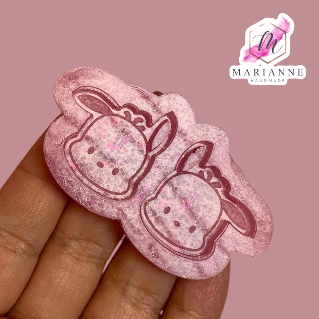 Molde Aretes Carita Pochacoo - Sanrio