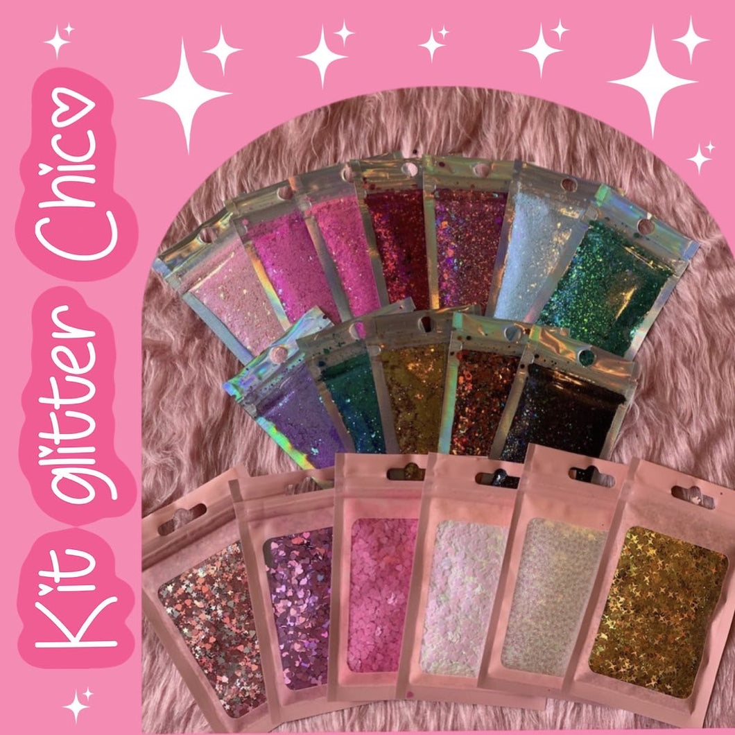 Kit Glitter Chunky Chico