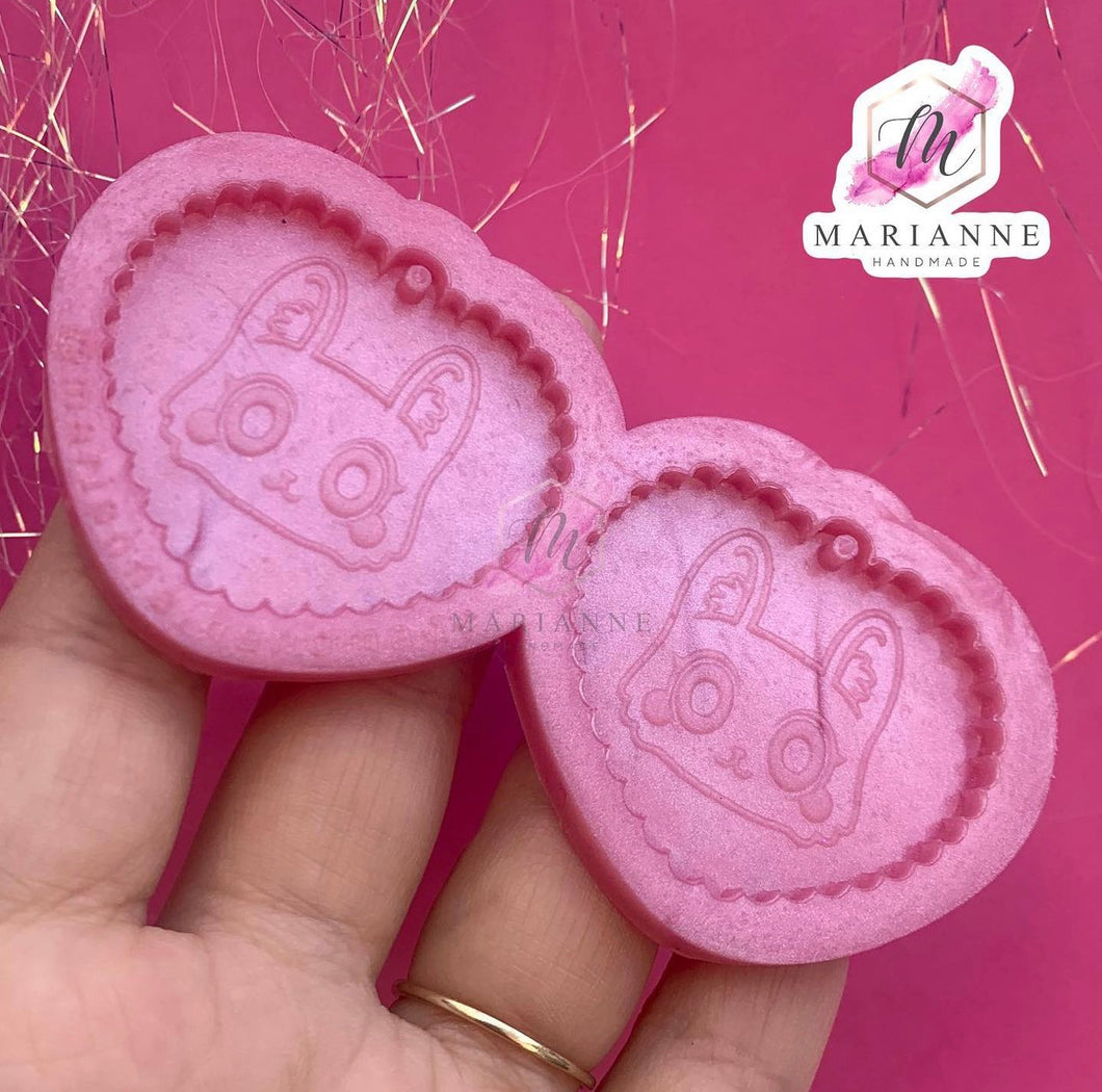 Molde Aretes conejita kawaii